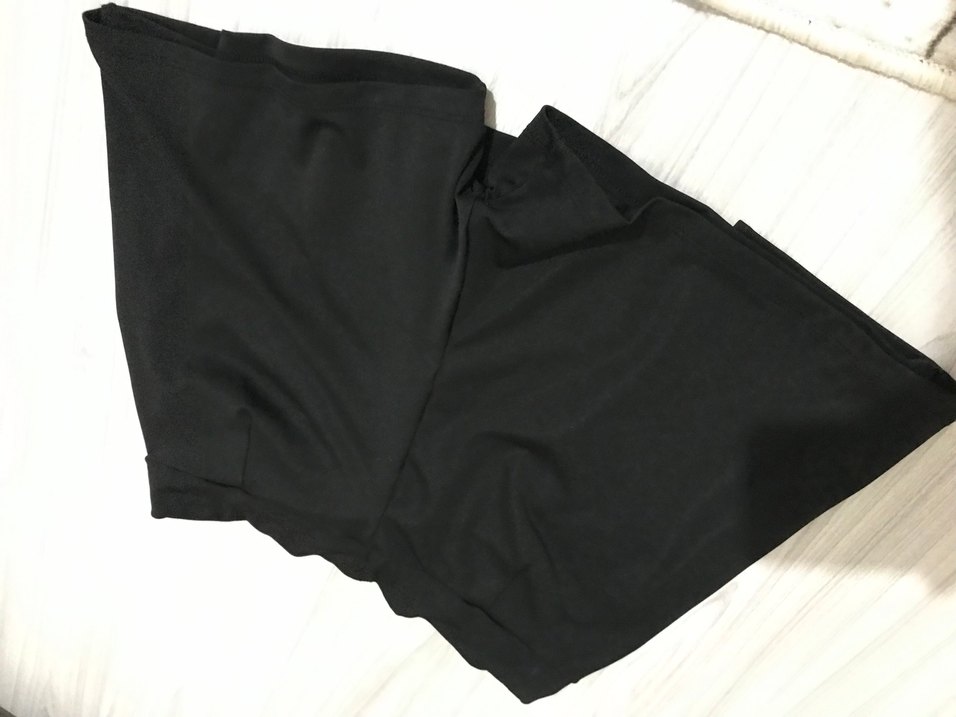 Siyah Pilili Midi Kadın Etek - Görsel 2