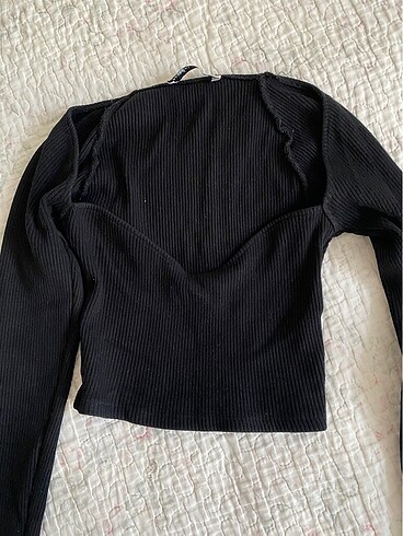 Pull and Bear kalp yaka crop