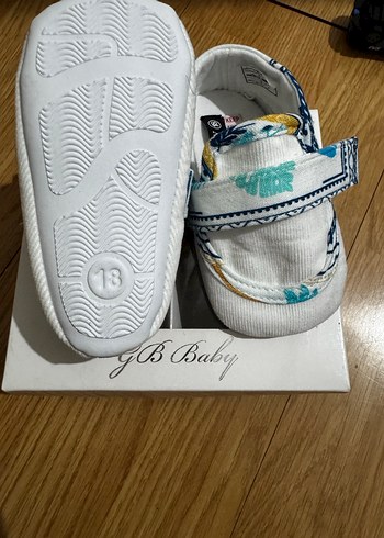 Bohem Desenli Erkek Bebek İlk Adım Ayakkabısı - Görsel 3