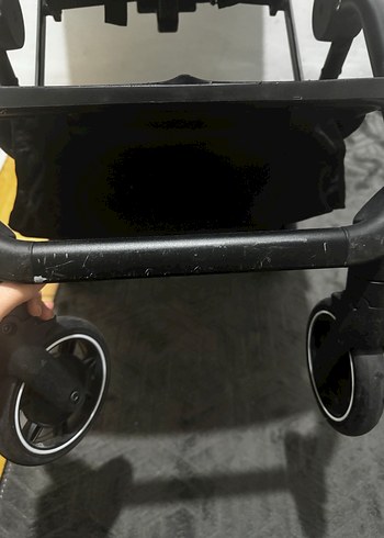 Pierre Cardin Siyah Gri Bebek Arabası - Görsel 6