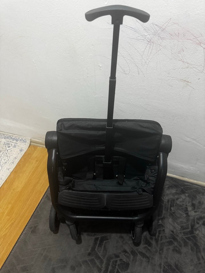 Pierre Cardin Siyah Gri Bebek Arabası - Görsel 4