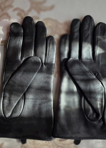 Enzo Angiolini Siyah Gerçek Deri NİNE WEST Kadın Eldiveni - Görsel 4