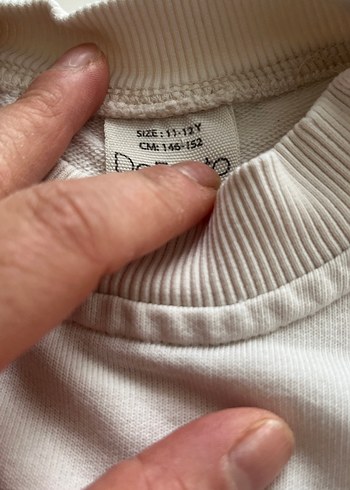 Pembe Baskılı Pamuklu Kadın Sweatshirt 2 adet - Görsel 2