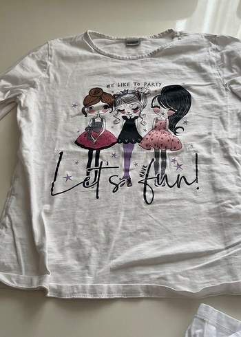 Beyaz Baskılı Çocuk Atlet 11-12 Yaş 2 adet - Görsel 2