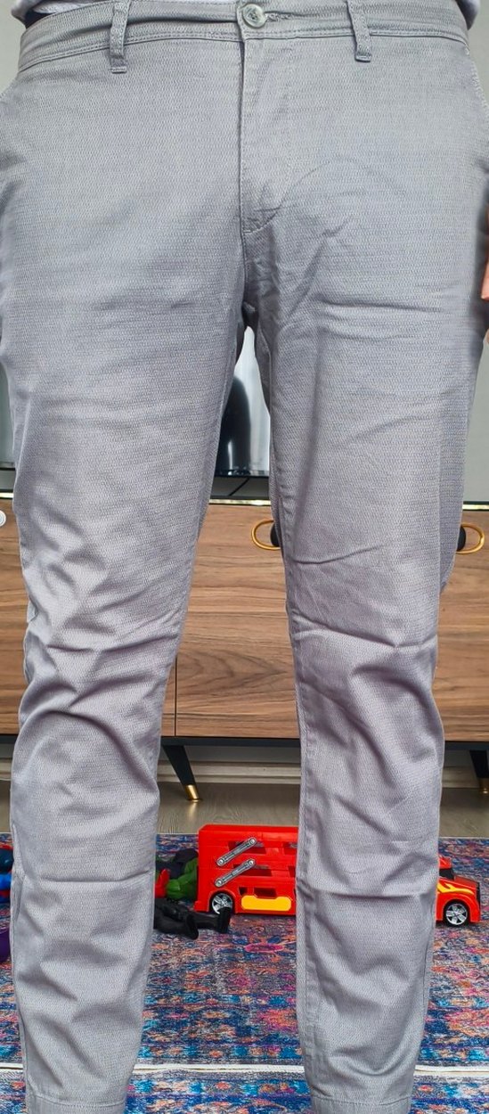 AC&co Gri Erkek Normcore Casual Badge - Görsel 2