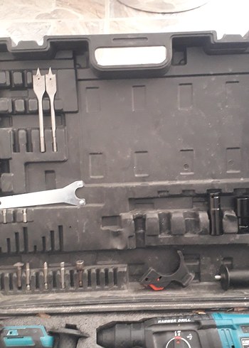 Turkuaz Renkli Çok Fonksiyonlu Akülü Matkap Seti - Görsel 5