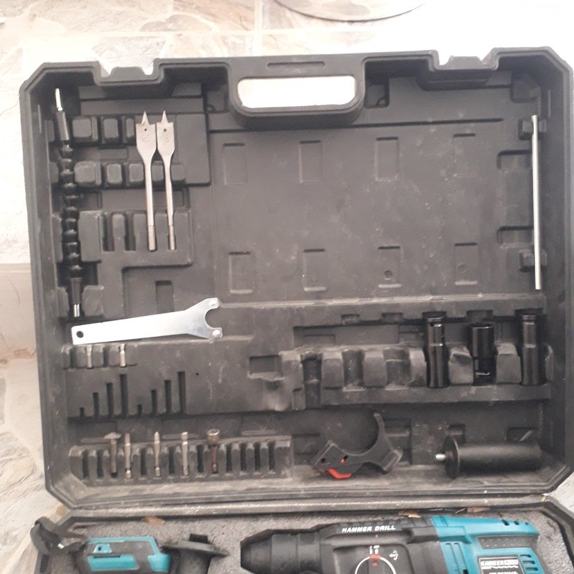 Turkuaz Renkli Çok Fonksiyonlu Akülü Matkap Seti - Görsel 5