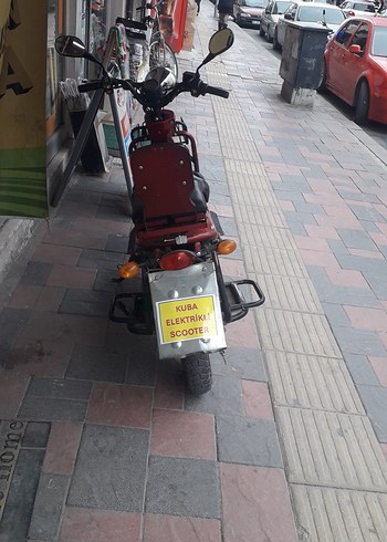 Kuba Motor Kırmızı 3500 Luk Scooter'ı - Görsel 9