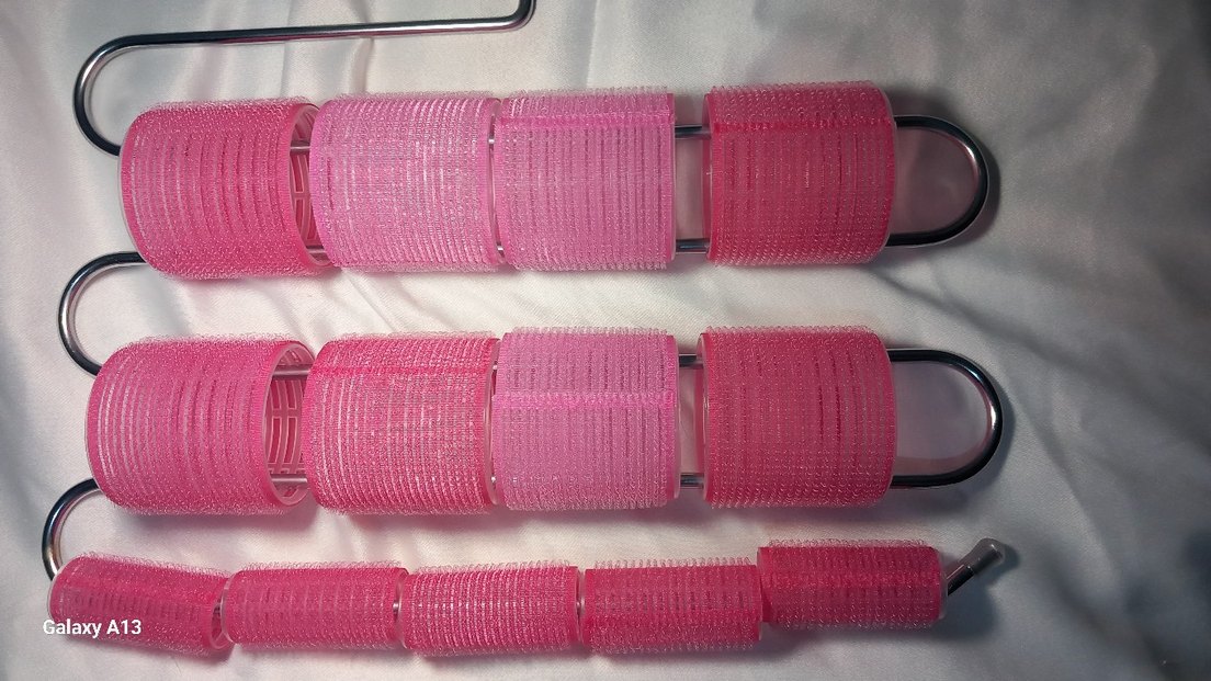 Pembe Bigudi Rulo Seti - Görsel 2