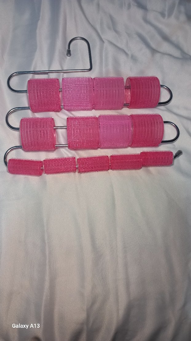 Pembe Bigudi Rulo Seti - Görsel 3