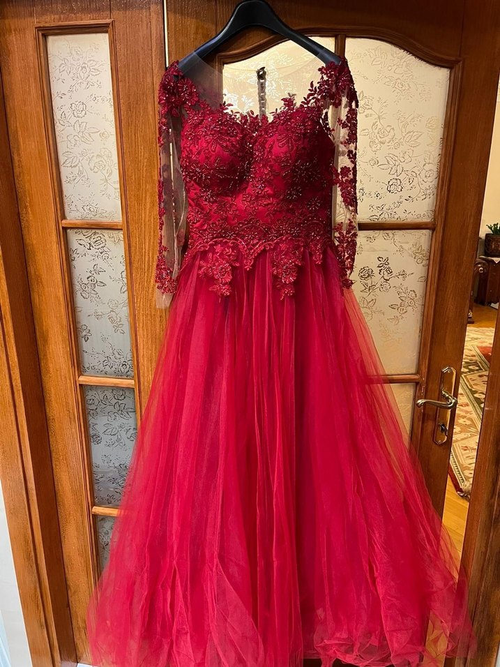 Kırmızı Kınalık Abiye _ Ömür Özer - Görsel 4