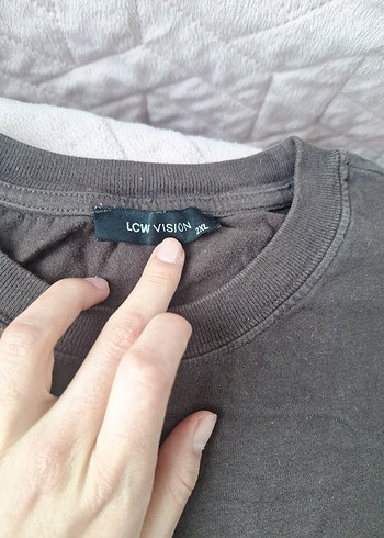 kahverengi tişört lcw - Görsel 3