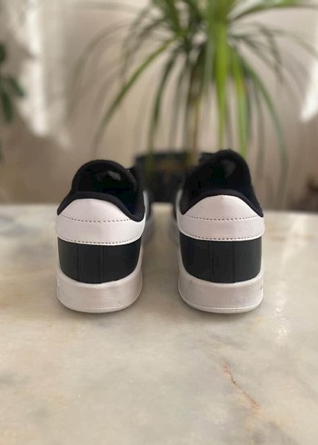 Adidas Siyah Beyaz Spor Ayakkabı - Görsel 4