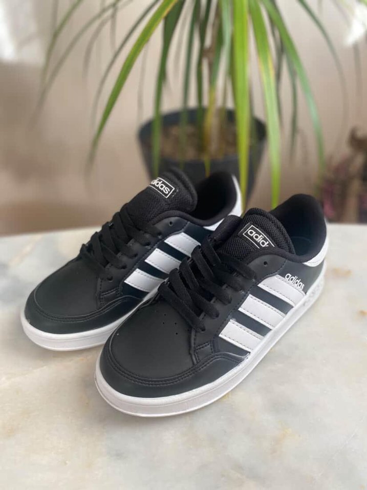 Adidas Siyah Beyaz Spor Ayakkabı - Görsel 2