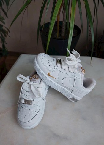 Beyaz Bağcıklı çocuk Spor Ayakkabı - Görsel 7