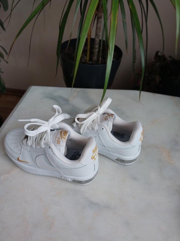 Beyaz Bağcıklı çocuk Spor Ayakkabı - Görsel 2