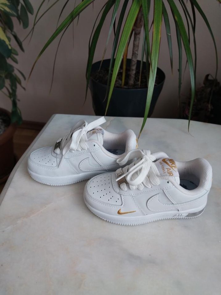 Beyaz Bağcıklı çocuk Spor Ayakkabı - Görsel 4