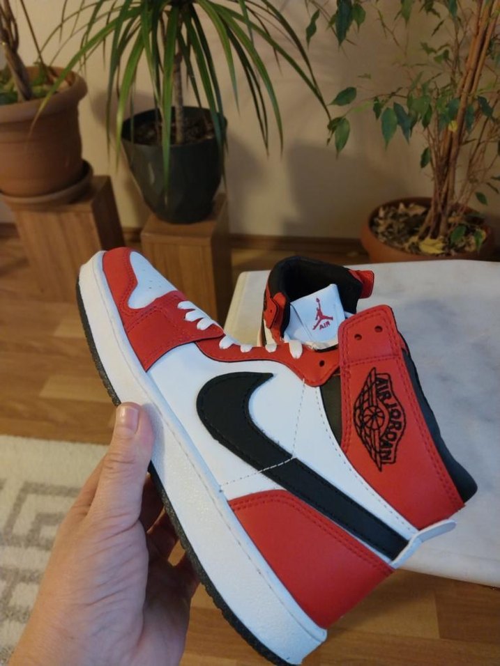 Kırmızı Siyah Nike Basketbol Ayakkabısı - Görsel 5