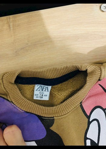 Zara Kız Çocuk Çok Renkli Baskılı Rahat Takım - Görsel 2