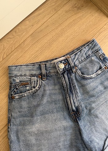 Kadın Kot Şort - Görsel 2