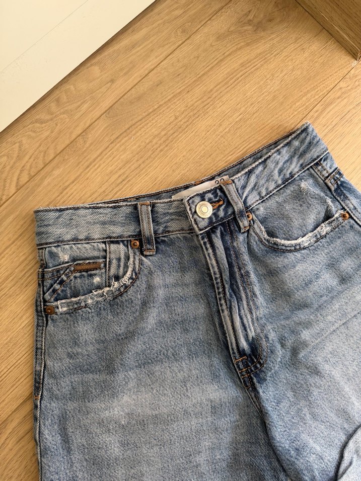 Kadın Kot Şort - Görsel 2