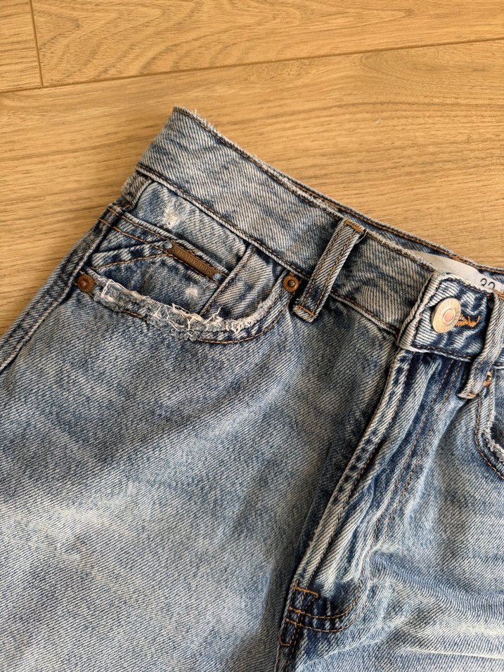 Kadın Kot Şort - Görsel 4