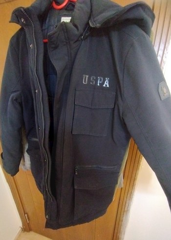 USPA lacivert Midi Boy Erkek Mont-sıfır gibi - Görsel 3