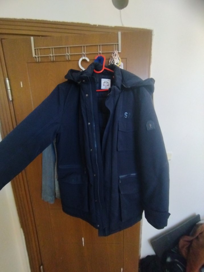 USPA lacivert Midi Boy Erkek Mont-sıfır gibi - Görsel 4