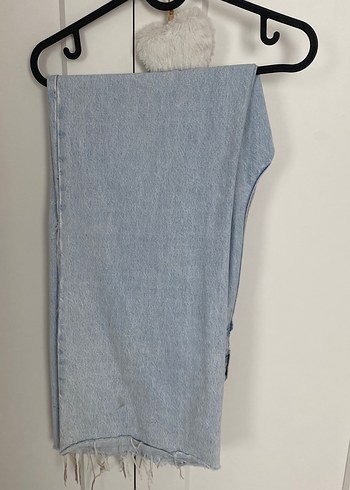 Zara yüksek bel yırtık kot pantolon - Görsel 2