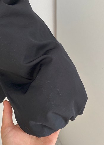 Siyah Fermuarlı Kadın mont - Görsel 3