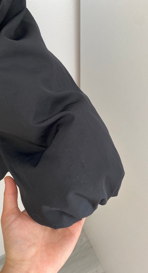 Siyah Fermuarlı Kadın mont - Görsel 3