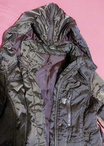 kiz çocuk  Uzun Fermuarlı mont - Görsel 3