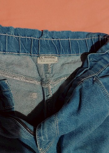 Rahat Kesim Mavi Kiz çicuk Denim Pantolon - Görsel 3