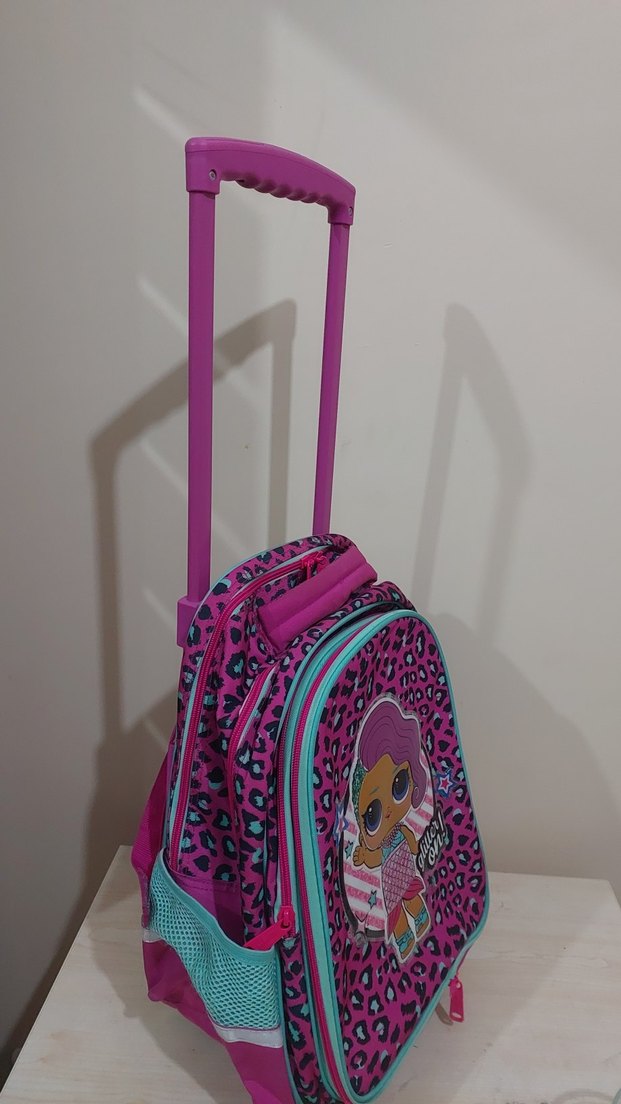 Renkli Pembe kiz Çocuk Okul Çantası - Görsel 2
