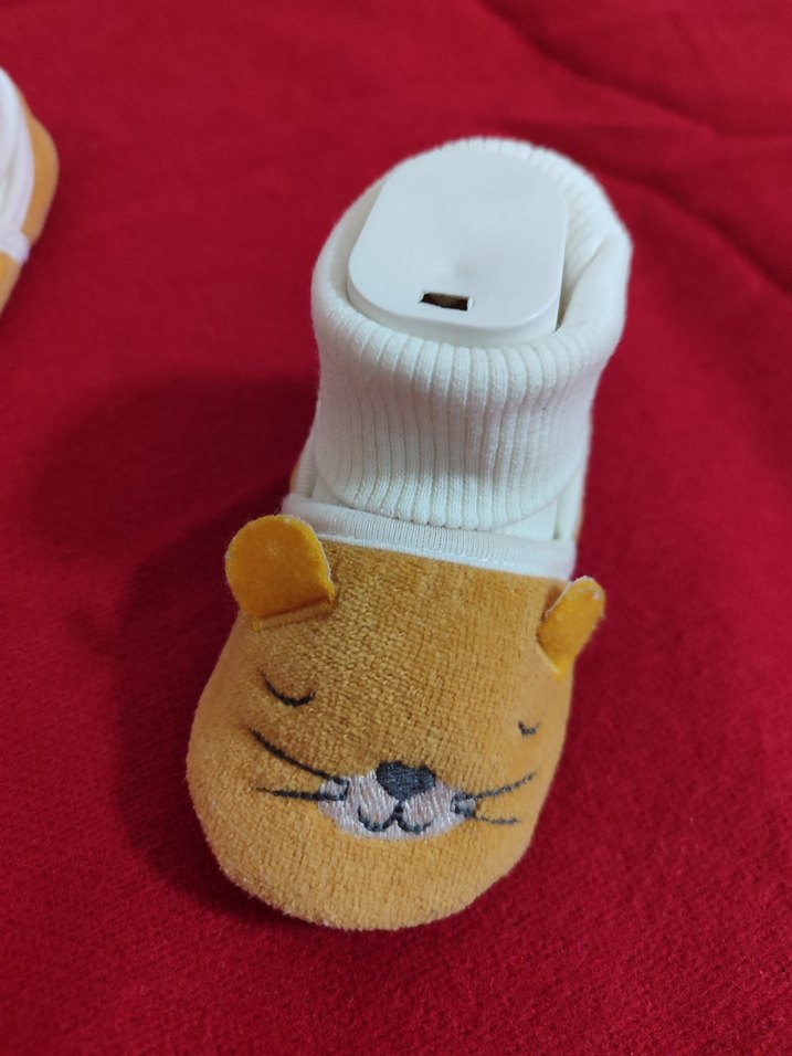 Hayvan figürlü bebek panduf - Görsel 4