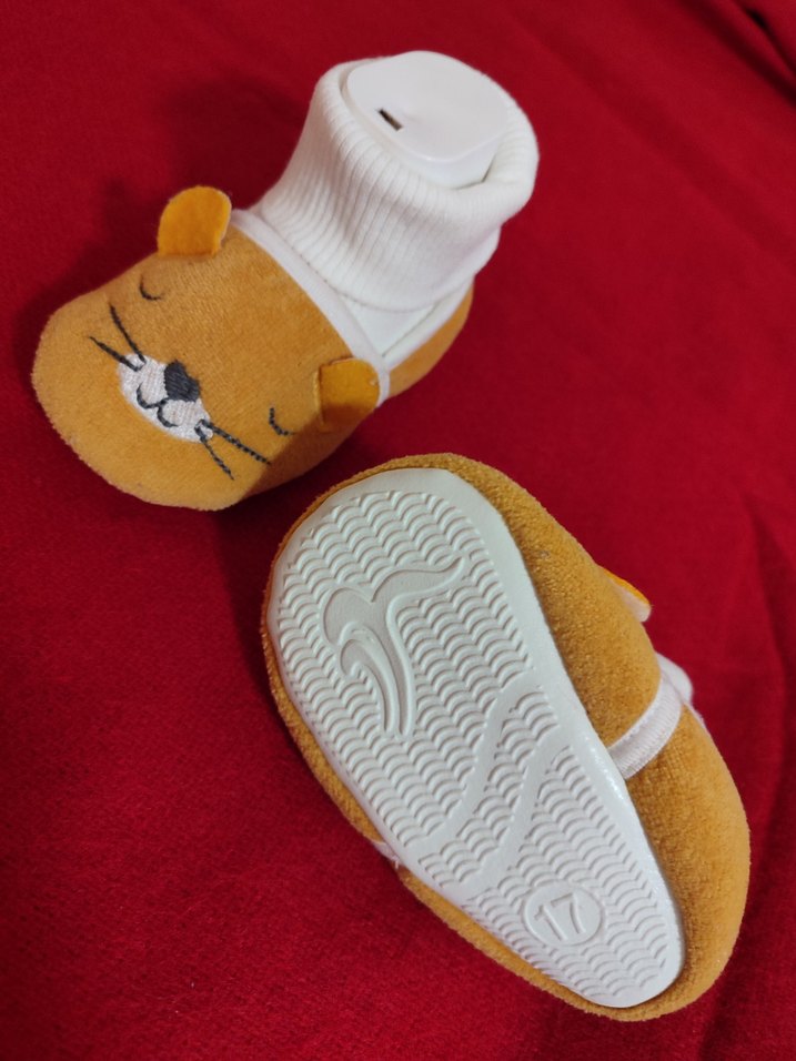 Hayvan figürlü bebek panduf - Görsel 3