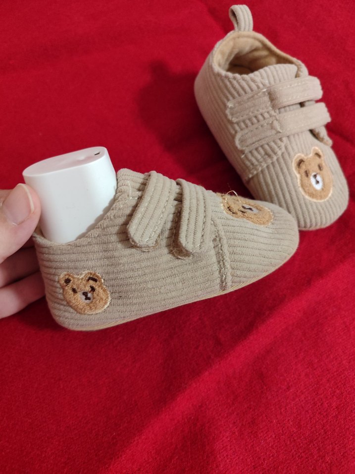 Erkek Bebek İlk Adım Ayakkabısı Kahverengi İşlemeli - Görsel 4