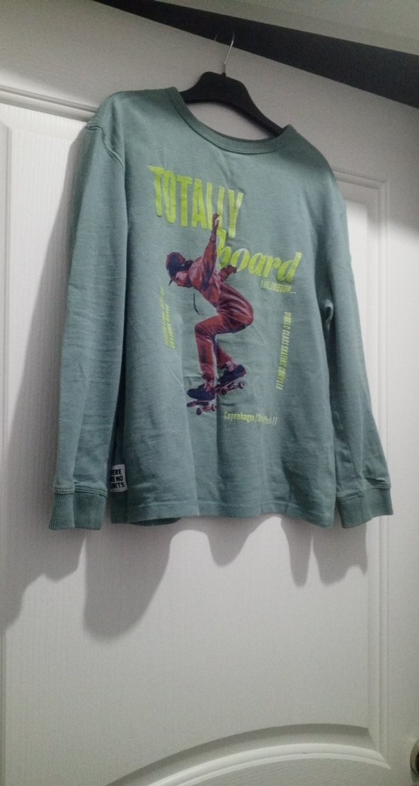 Erkek Çocuk Uzun Kollu Baskılı Sweatshirt - Görsel 4