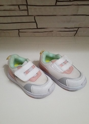 Kız Çocuk Beyaz Bağcıksız Spor Ayakkabı - Görsel 2