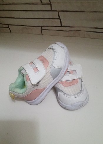 Kız Çocuk Beyaz Bağcıksız Spor Ayakkabı - Görsel 4