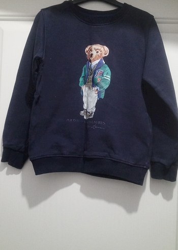 Mavi Erkek Çocuk Sweatshirt, Uzun Kollu, Baskılı - Görsel 3