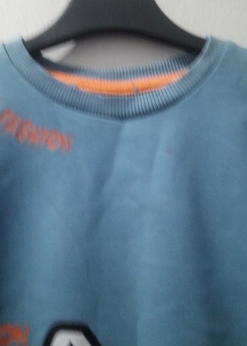 Mavi Baskılı Erkek Çocuk Sweatshirt - Görsel 2