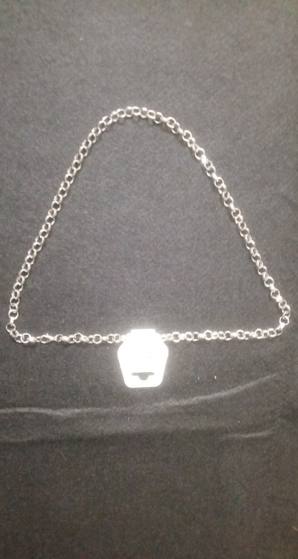 Gri Zincir Erkek Kolye - Görsel 4