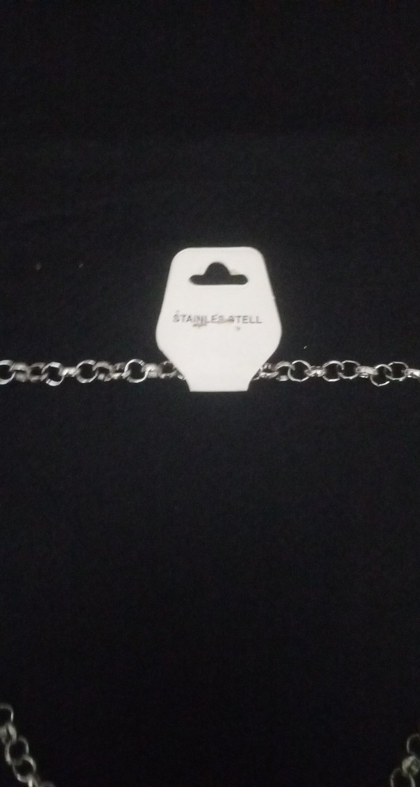 Gri Zincir Erkek Kolye - Görsel 2