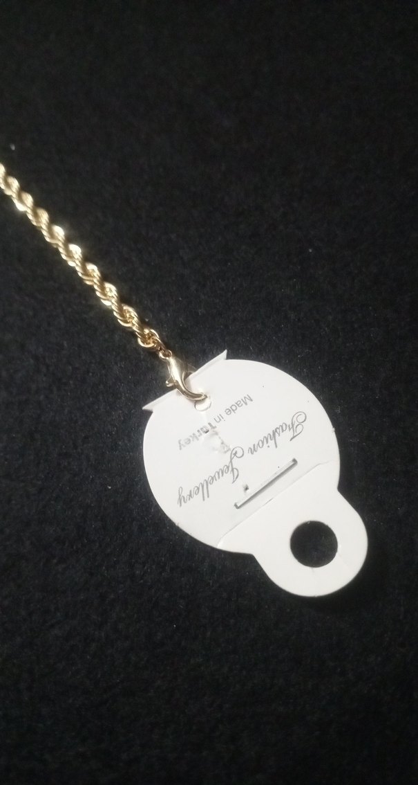 Zincir Detaylı Altın Rengi Kadın El Zinciri - Görsel 2