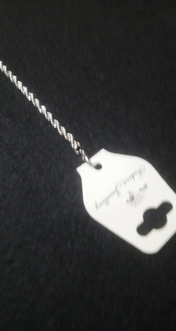 Gri Zincir Detaylı Siyah Yılan Desenli Kadın El Zinciri - Görsel 2