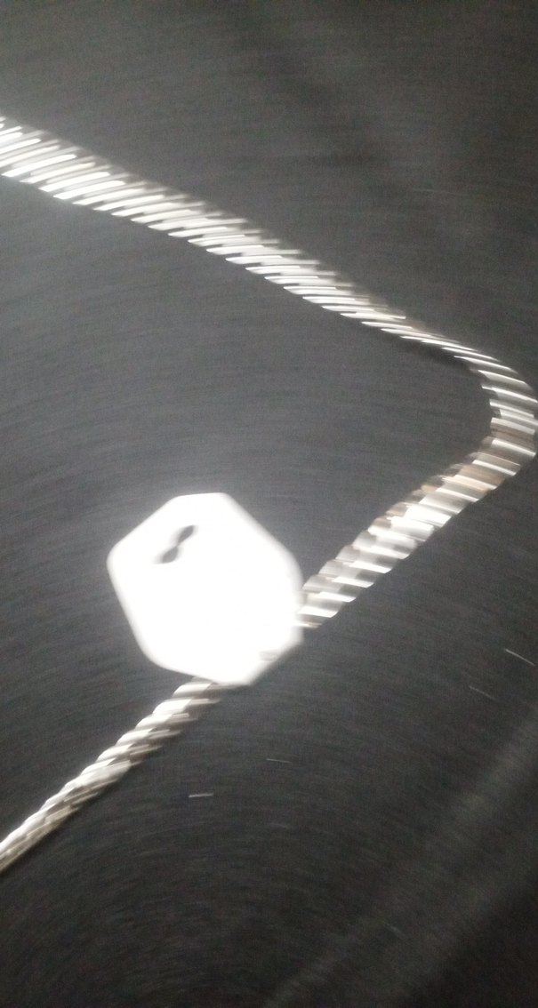 Gri Erkek Biker Zincir Kolye - Görsel 3