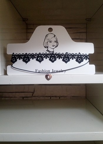 Siyah Dantel Bohem Uzun Kadın Kolye - Görsel 2