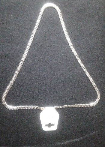 Gri Erkek Zincir Kolye - Görsel 4