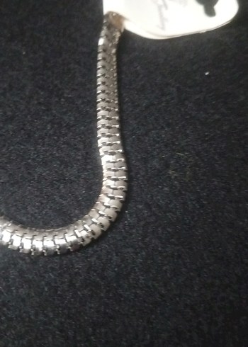 Gri Erkek Zincir Kolye - Görsel 2